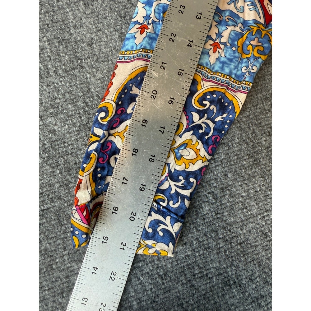 Haute Hippie Style Top & Pants Set Patchwork Print Colorful Medium - Picture 8 of 16
